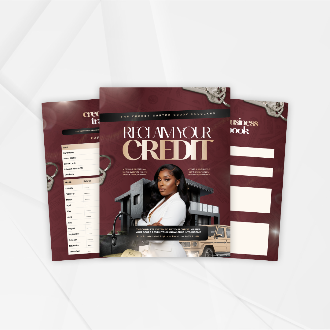 Reclaim Your Credit Ebook PLR with MRR
